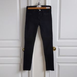 H&M Real Suede Black Pants
